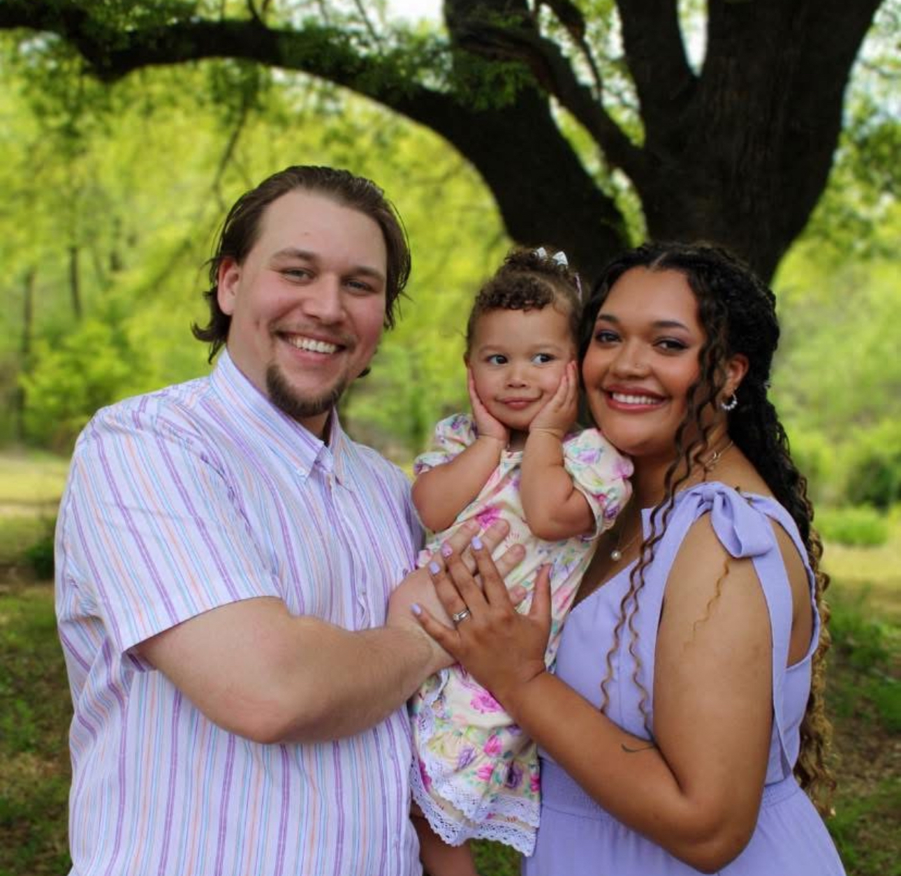 Connor Barnett with family